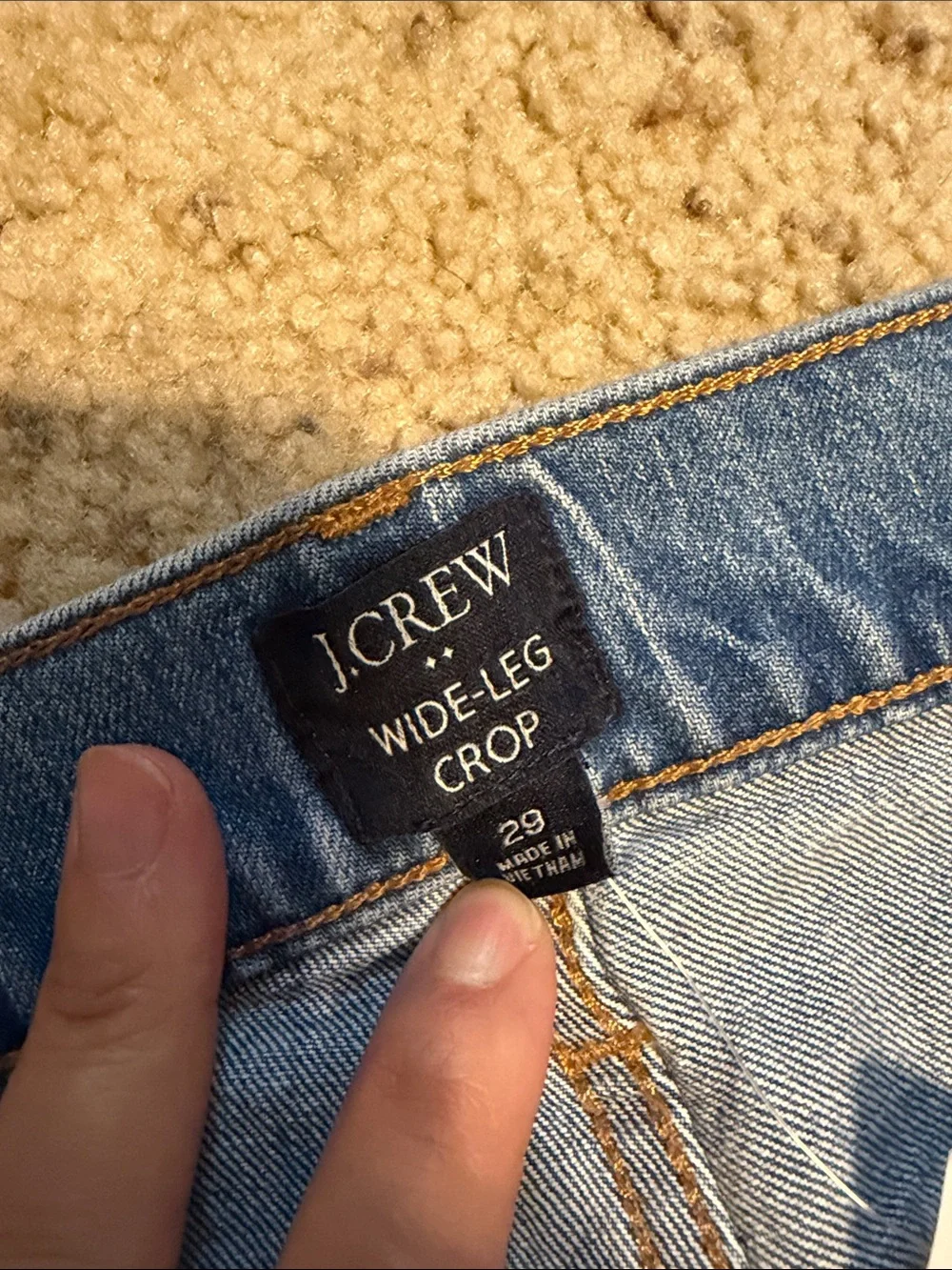 NWT Jcrew wide leg crop